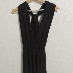 Banana republic dark brown Lyana twist maxi dress size S